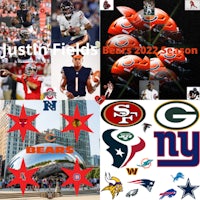 a collage of nfl team logos