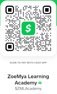 a qr code with the words zoemya learning academy