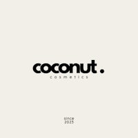 a logo with the title 'coconut cosmetics'