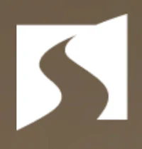 the s logo on a brown background