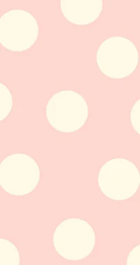 a pink and white polka dot pattern
