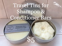 travel tins for shampoo and conditioner bars