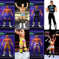 wwe wrestlers in different poses