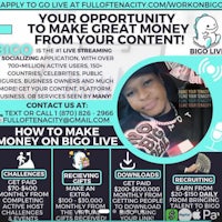 a flyer for a business opportunity