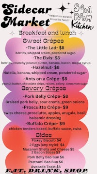a flyer for the sidecar market