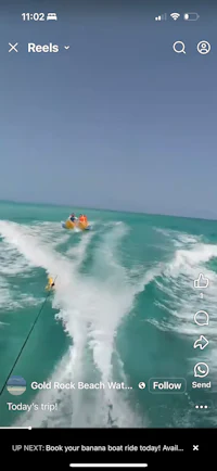 a photo of a person riding a jet ski in the ocean