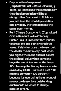 a screenshot of a text that reads, 'depreciation component value'