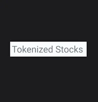 the tokenized stocks logo on a black background