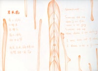 chinese writing on a piece of paper