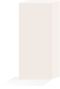 a white box on a black background