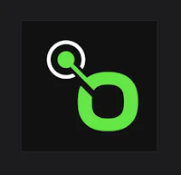 a green circle with an o in it
