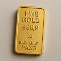 a gold bar with the word fine gold on it
