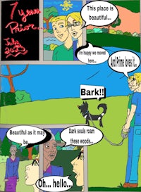 a comic strip about a dog and a dog