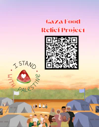 qr code for gaza food relief project