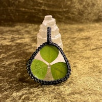 four leaf clover pendant