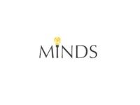 a logo with the word minds on it