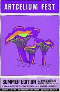 a poster for artcelium fest summer edition