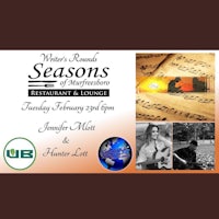 a flyer for a winter round of seasons of music