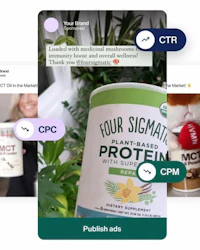 foursignature ppc retargeting ad on instagram