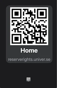a qr code with the word home on it