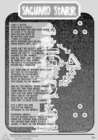 a poster for saguaro starr
