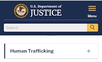 u s department of justice - human trafficking