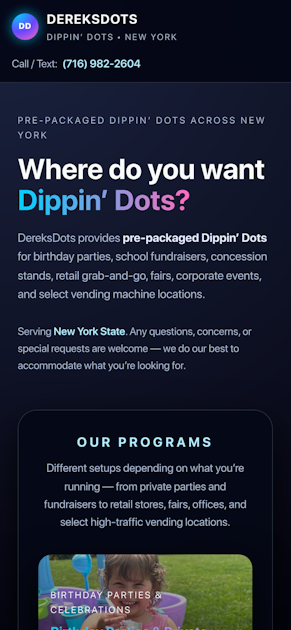 Dippin Dots Western New York