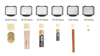 a set of different types of tools, including a knife, a pencil, and a pen