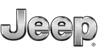 the jeep logo on a black background