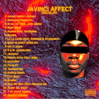 the cover of javini effect, featuring a man wearing a black mask