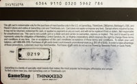 a picture of a credit card with a number on it