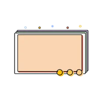 a black background with a rectangle on it