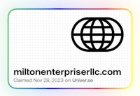 a logo with the words millennia empress com