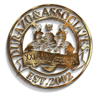the logo for durazzo & associates