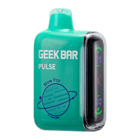 the geek bar pulse is shown on a black background