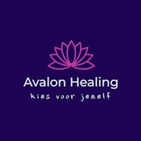 the logo for avalon healing