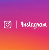 the instagram logo on a colorful background