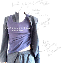 a mannequin wearing a jacket and a pair of pants
