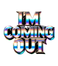 i'm coming out on a black background