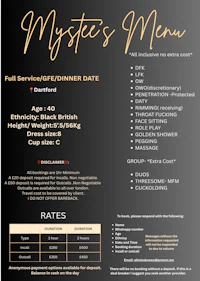 a flyer for the mystery menu