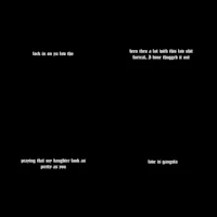 a black background with text on it