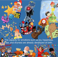 the capacity for emotions, joy, happiness, and good symbiosis are developed in children