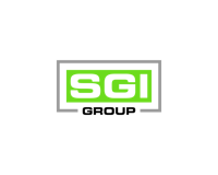 the sgi logo on a black background