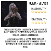 olivia velaris is featured in a photoshoot