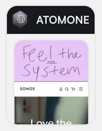 atomone - feel the system