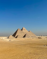 the pyramids of giza in egypt