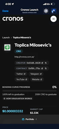 a screenshot of the crono app on an iphone