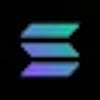 the s logo on a black background