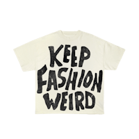 keep fashion weird tee