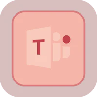 a pink icon with the word it on it